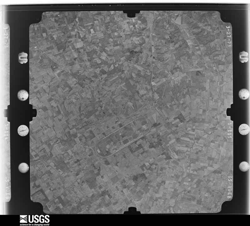 U.S. Geological Survey aerial photograph, 1973-10-01, scale 1:76000