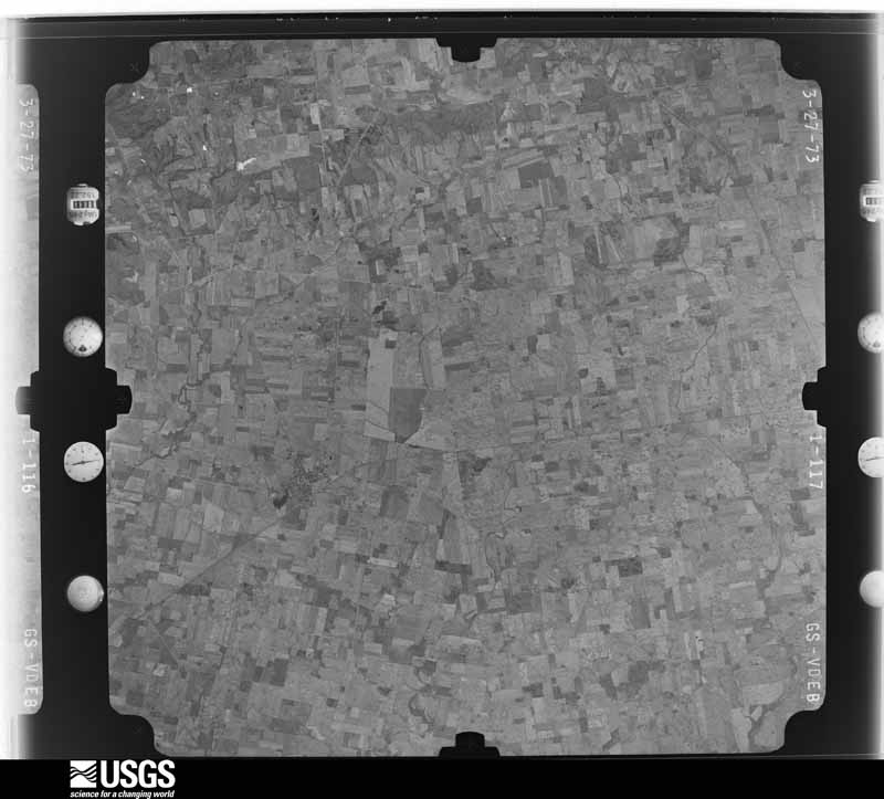 U.S. Geological Survey aerial photograph, 1973-10-01, scale 1:76000