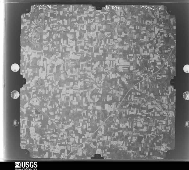 U.S. Geological Survey aerial photograph, 1974-05-01, scale 1:76000