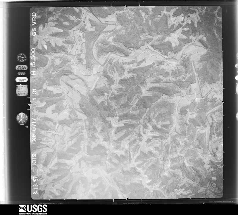 U.S. Geological Survey aerial photograph, 1957-09-01, scale 1:31000