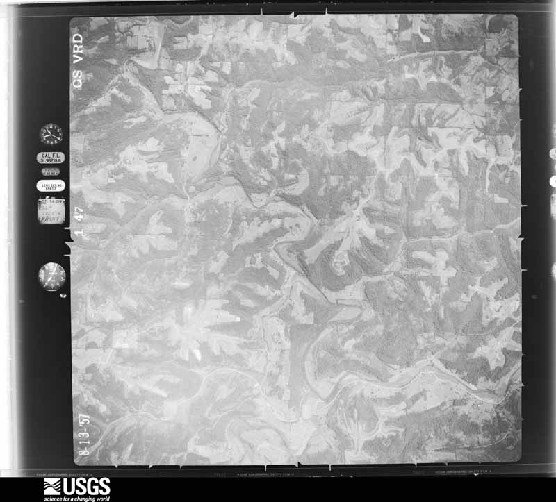 U.S. Geological Survey aerial photograph, 1957-09-01, scale 1:31000