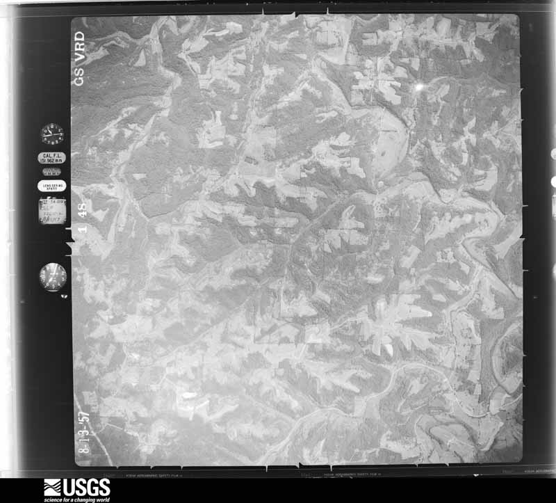 U.S. Geological Survey aerial photograph, 1957-09-01, scale 1:31000