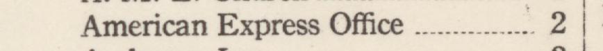 The line reading American Express Office in the 1921 atlas index