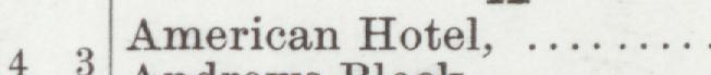 The index line reading American Hotel in the 1901 atlas