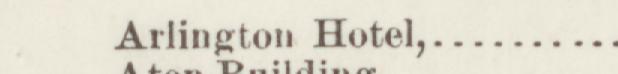 The line reading Arlington Hotel in the 1892 atlas index