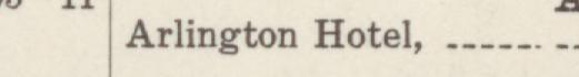 The line reading Arlington Hotel in the 1922 atlas index
