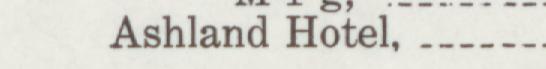 The line reading Ashland Hotel in the 1912 atlas index