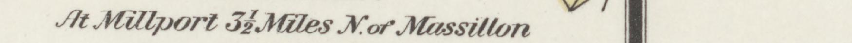 The line reading At Millport 32Miles N.or Mussillon in the 1887 atlas index