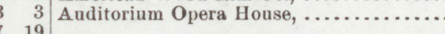 The line reading Auditorium Opera House in the 1900 atlas index