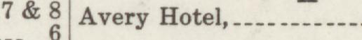 The line reading Avery Hotel in the 1914 atlas index