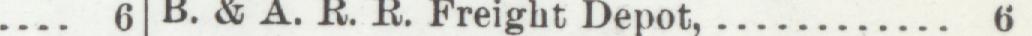 The line reading B. d A. R. R. Freight Depot in the 1902 atlas index