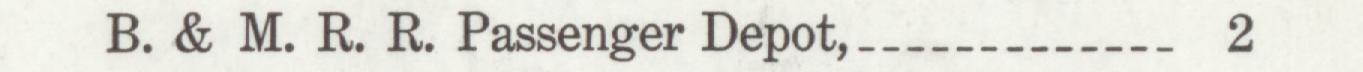 The line reading B. & M. R. R. Passenger Depot in the 1914 atlas index