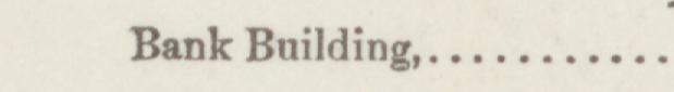 The line reading Bank Building in the 1887 atlas index