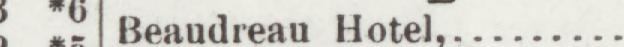 The line reading Beandreau Hotel in the 1901 atlas index