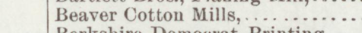 The line reading Beaver Cotton Mills in the 1897 atlas index