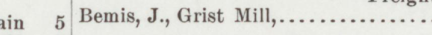 The line reading Bemis, J., Grist Mill in the 1892 atlas index
