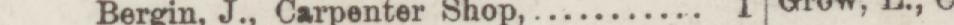 The line reading Berain. J Carpenter Shop in the 1885 atlas index