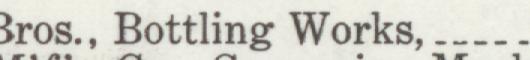The line reading Bottling Works in the 1914 atlas index