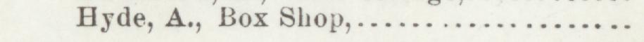 The index line reading Hyde, A., Box Shop in the 1898 atlas