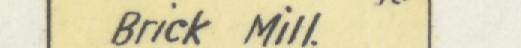 The line reading Brick Mill in the 1898 atlas index