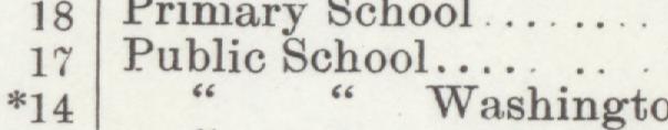 The index line reading Public School in the 1907 atlas