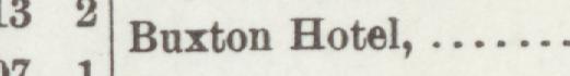 The index line reading Buxton Hotel in the 1896 atlas