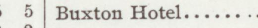 The index line reading Buxton Hotel in the 1905 atlas