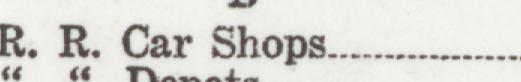 The line reading Car Shops in the 1926 atlas index