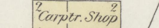 The line reading Carpitr. Shop in the 1887 atlas index