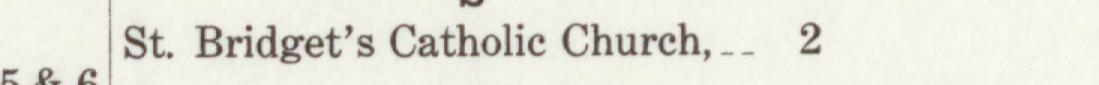 The line reading Catholic Church in the 1908 atlas index