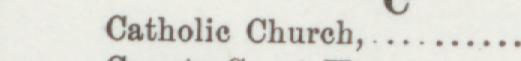 The line reading Catholie Church in the 1890 atlas index