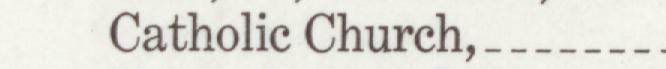 The index line reading Greek Catholie Church, -_ in the 1910 atlas