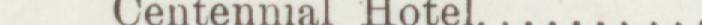 The index line reading Centennial Hotel in the 1891 atlas