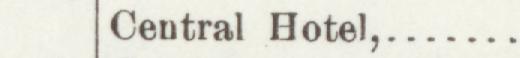 The line reading Central Hotel in the 1904 atlas index