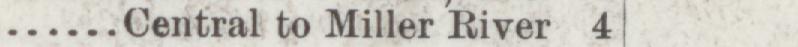The line reading Central to Miller River in the 1892 atlas index