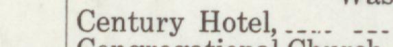 The index line reading Century Hotel in the 1918 atlas