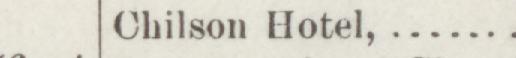 The line reading Chilson Hotel in the 1894 atlas index