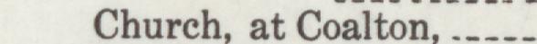 The index line reading Church, at Coalto in the 1921 atlas