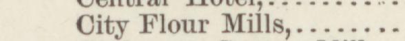 The line reading City Flour Mills in the 1884 atlas index
