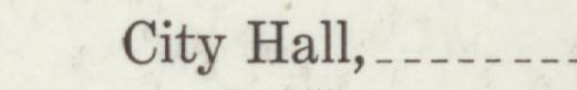 The line reading City Hall in the 1911 atlas index