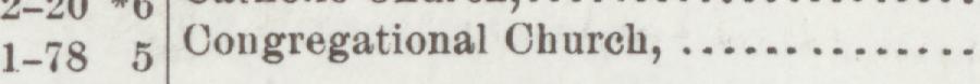 The index line reading Congregational Church in the 1896 atlas