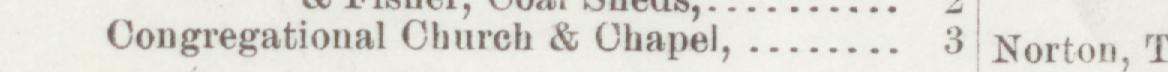 The line reading Congregational Church & Chapel in the 1892 atlas index