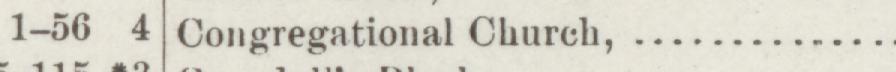 The line reading Congregational Church in the 1894 atlas index