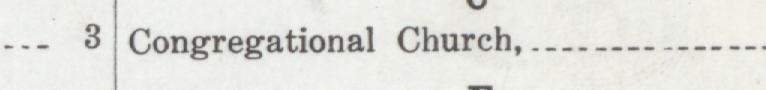 The index line reading Congregational Church in the 1919 atlas
