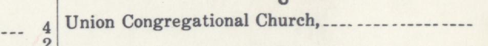 The index line reading Union Congregational Church in the 1944 atlas