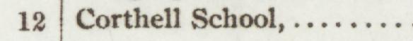 The line reading Corthell School in the 1905 atlas index