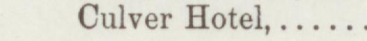 The index line reading Culver Hotel in the 1891 atlas