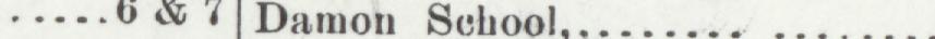 The index line reading Damon School in the 1903 atlas