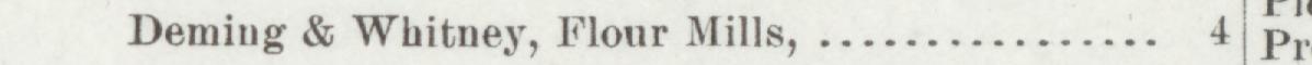 The line reading Deming & Whitney, Flour Mills in the 1893 atlas index