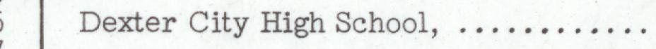 The line reading Dexter City High School in the 1948 atlas index